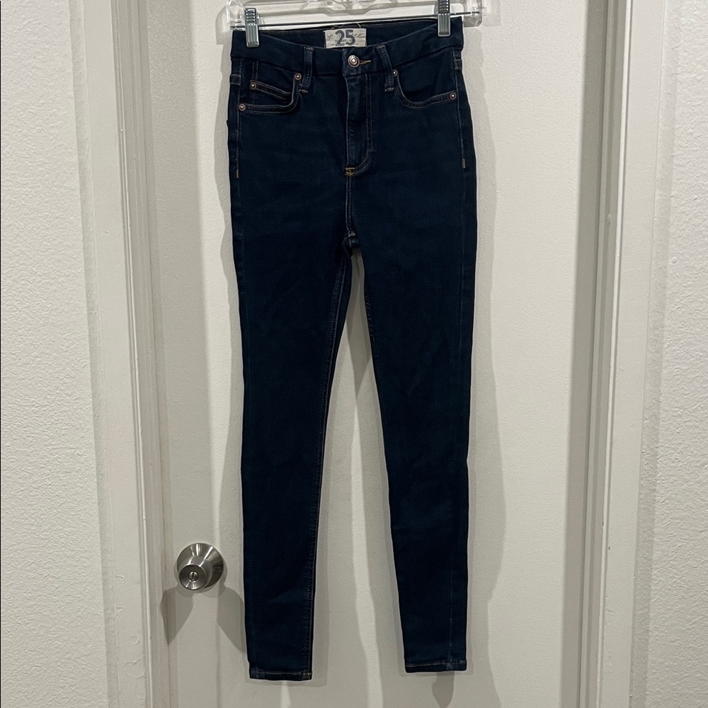 We The Free Women's Midnight Blue High Rise Ultra Skinny Jeans Size 25